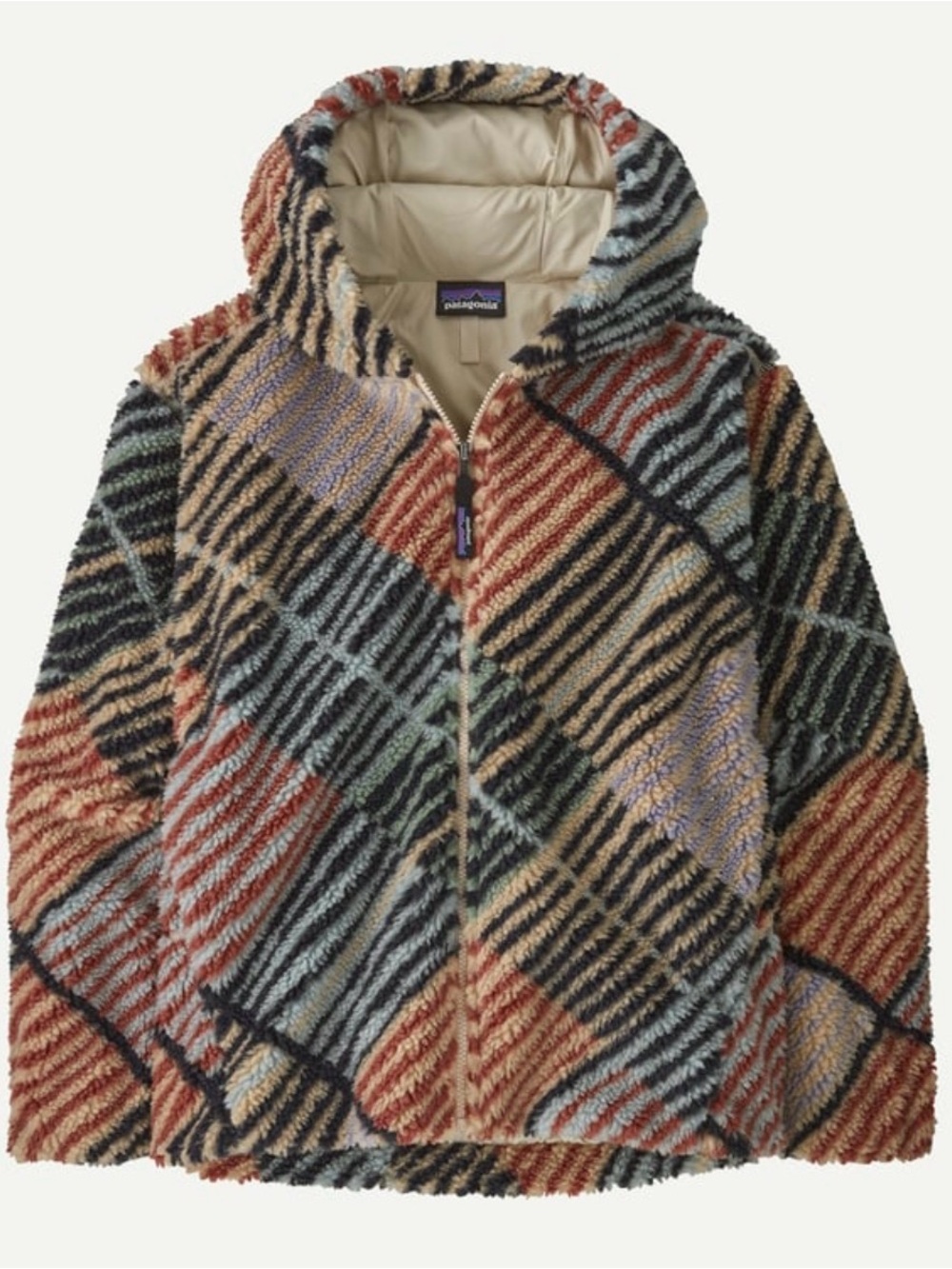 Patagonia Lunar Dusk hoody Rainfall Quilt NWT Womens Medium